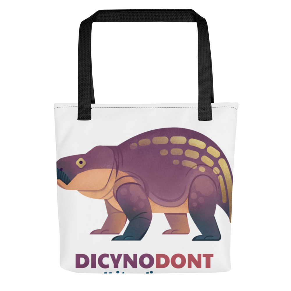 Dicynodont tote bag