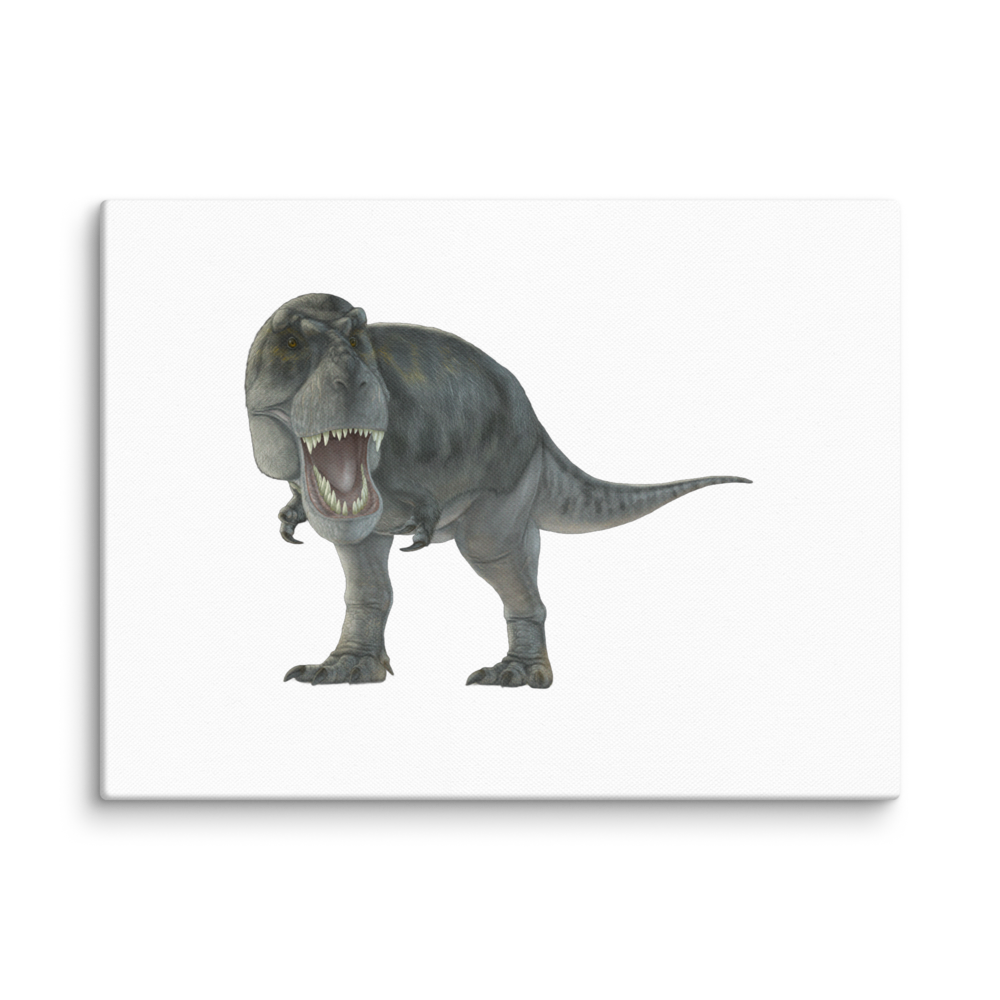 Feathered Tyrannosaurus canvas