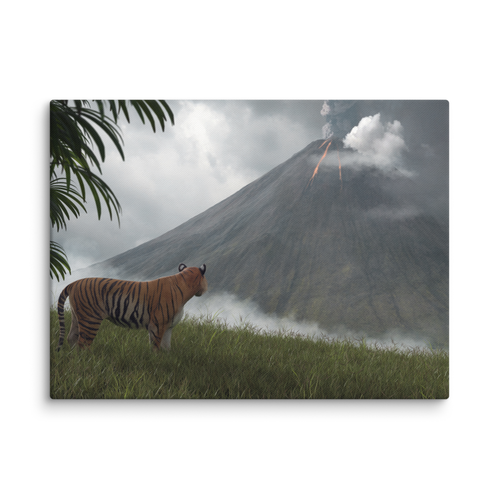 Toba Eruption canvas