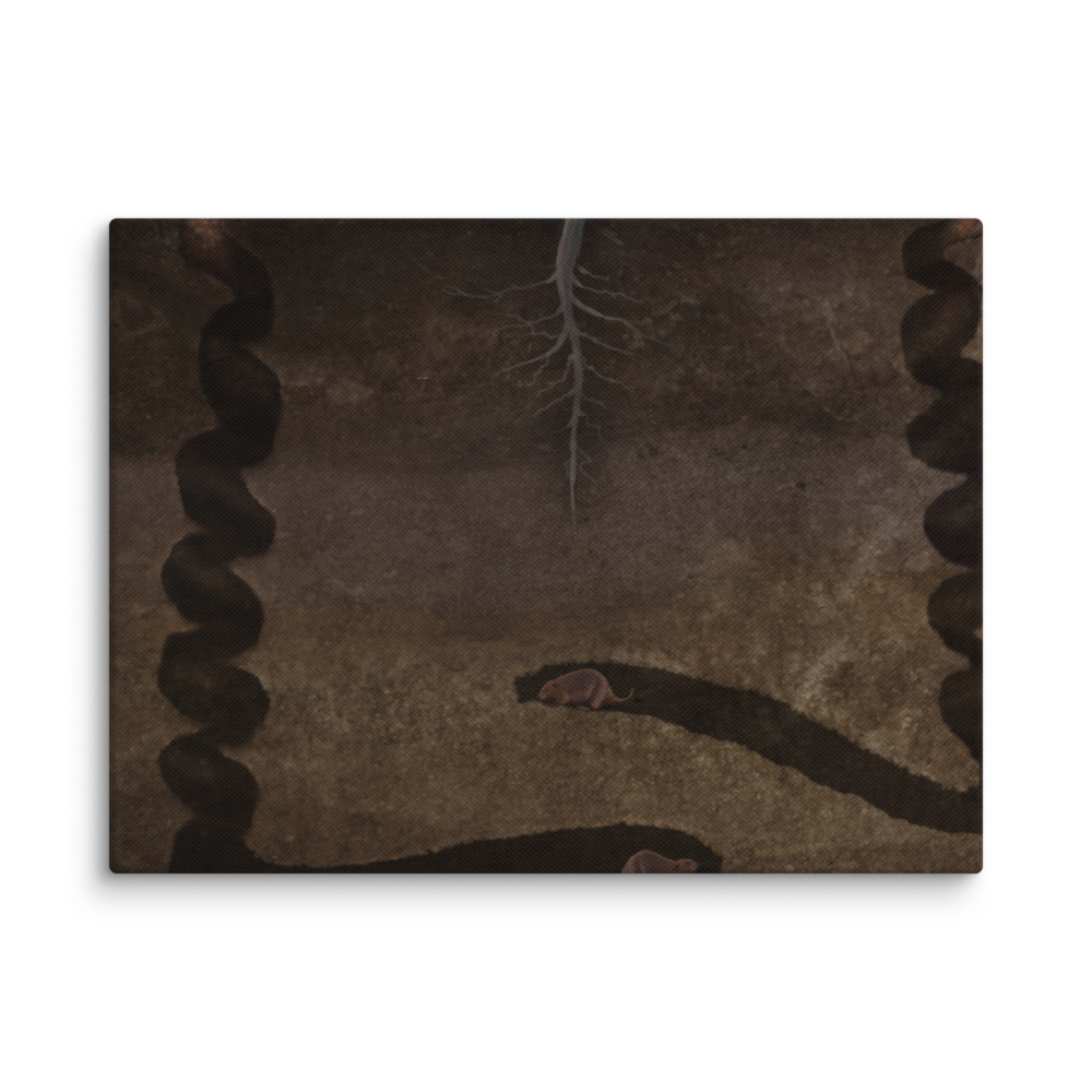 Palaeocastor - Daemonelix canvas