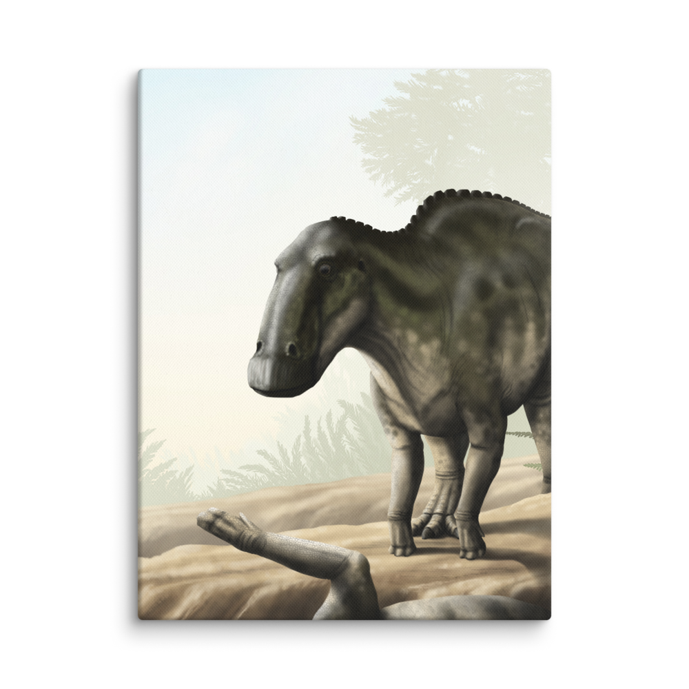 Edmontosaurus annectens — Canvas 12×16