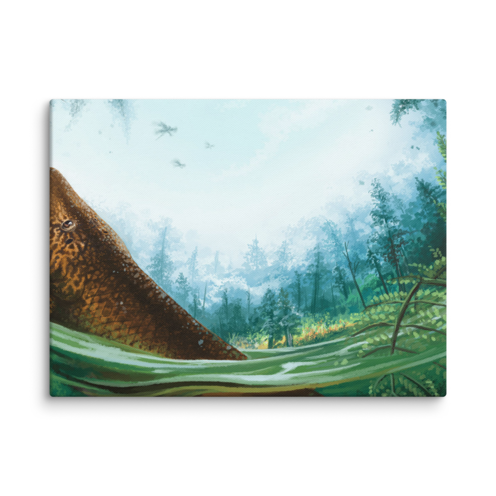 Late Devonian Forest — Canvas 12×16