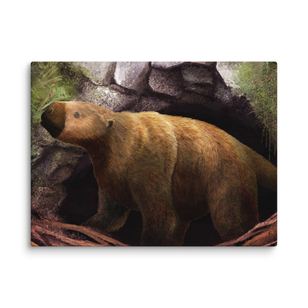 Lestodon — Canvas 12×16