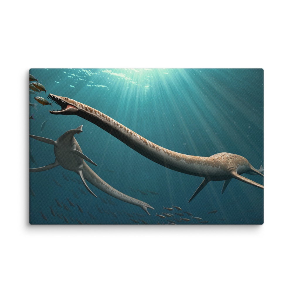Elasmosaurus canvas