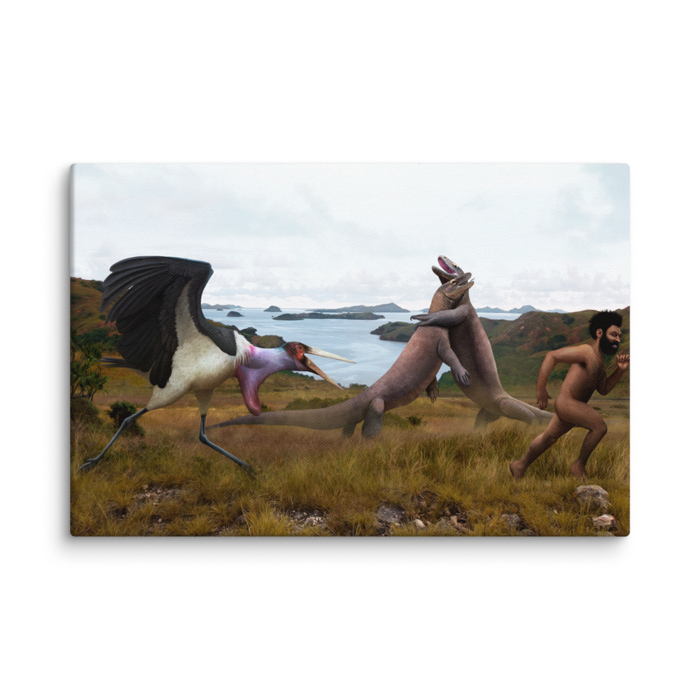 Flores Island canvas