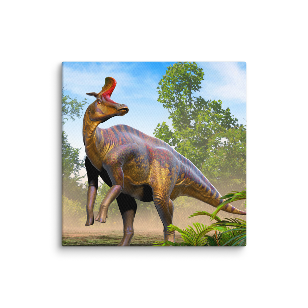 Lambeosaurus lambei — Canvas 14×14