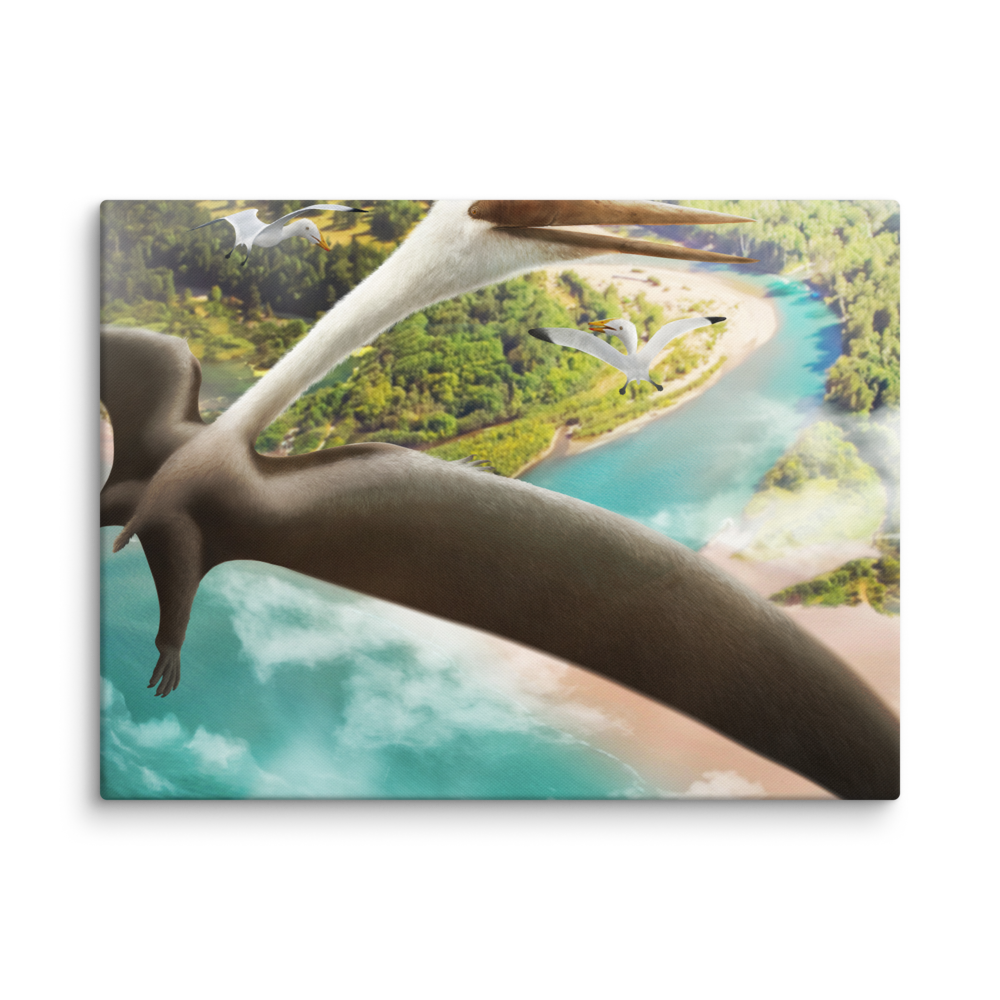 Quetzalcoatlus northropi — Canvas 18×24