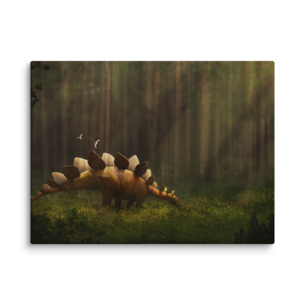 Stegosaurus stenops — Canvas 18×24