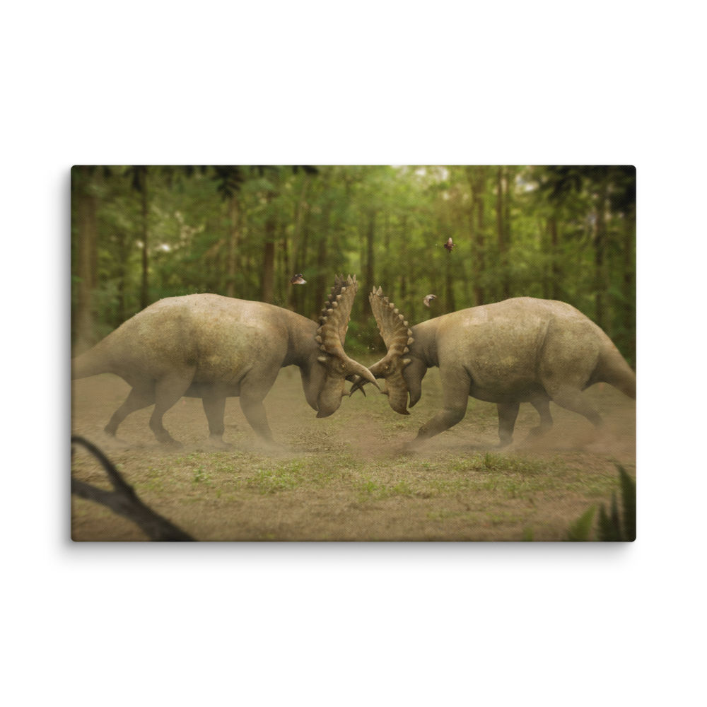 Coahuilaceratops magnacuerna — Canvas 24×36