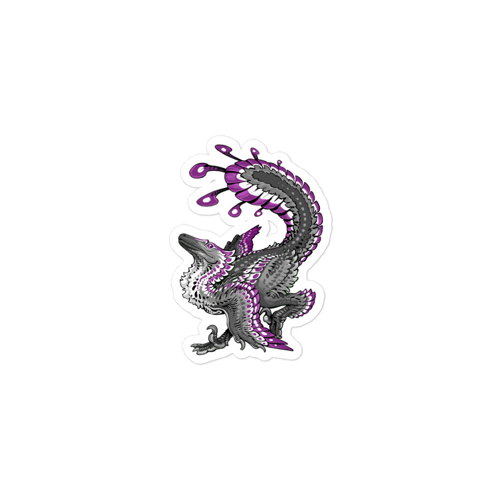 Asexual Velociraptor - Sticker