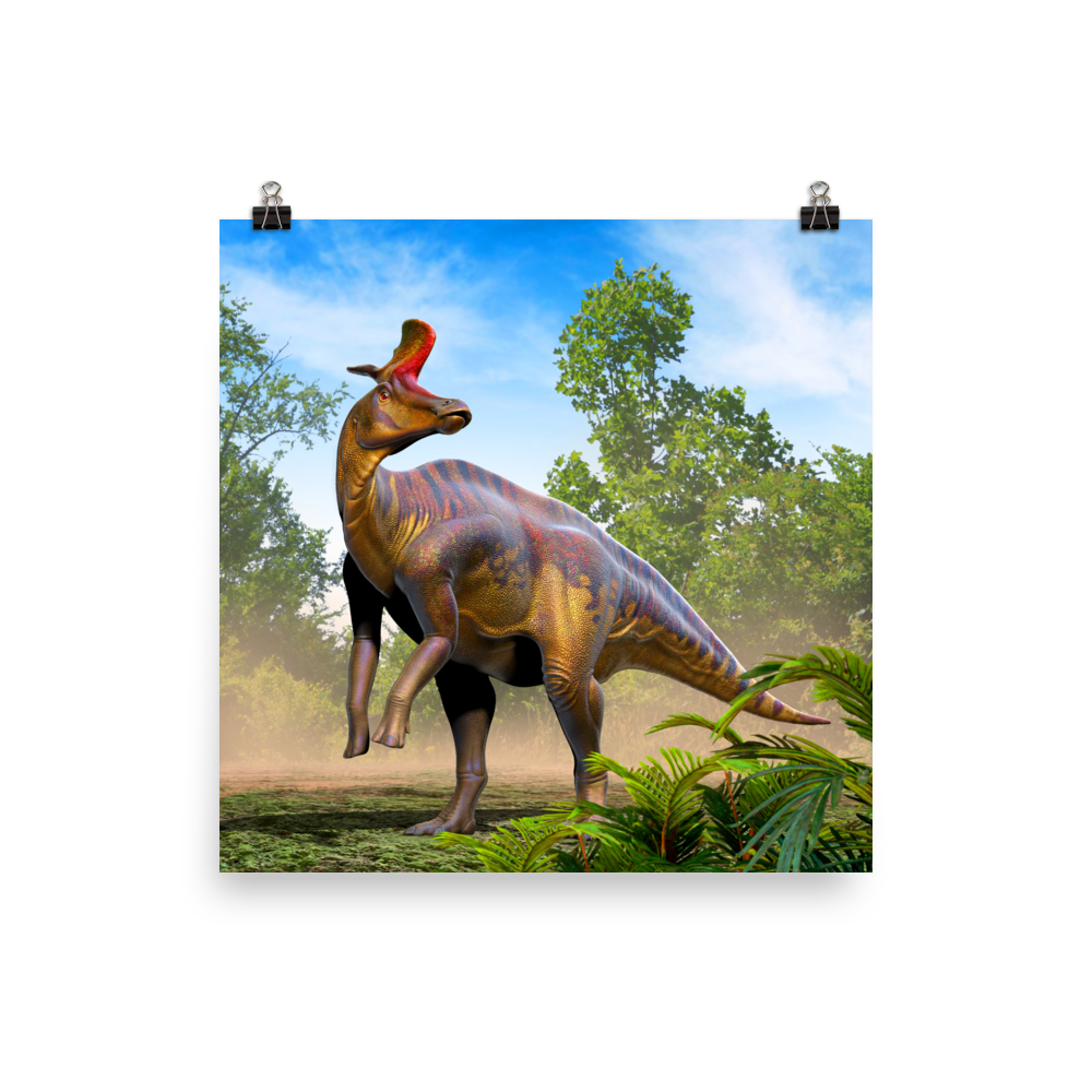 Lambeosaurus lambei poster