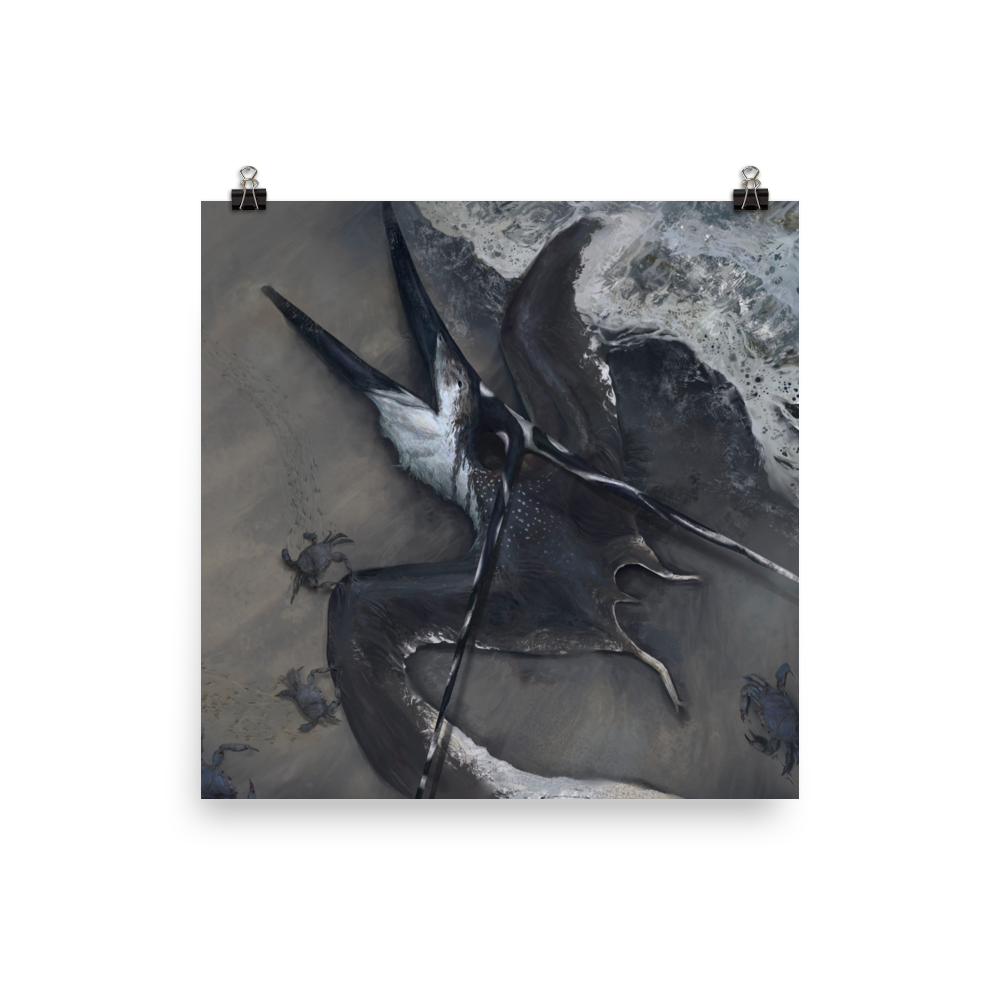 Nyctosaurus Washed Ashore poster