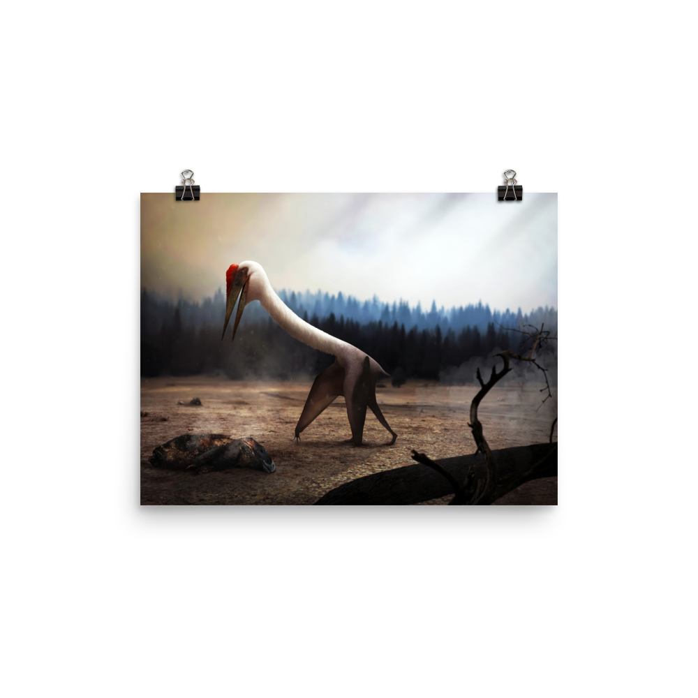 Quetzalcoatlus northropi — Poster 12×16