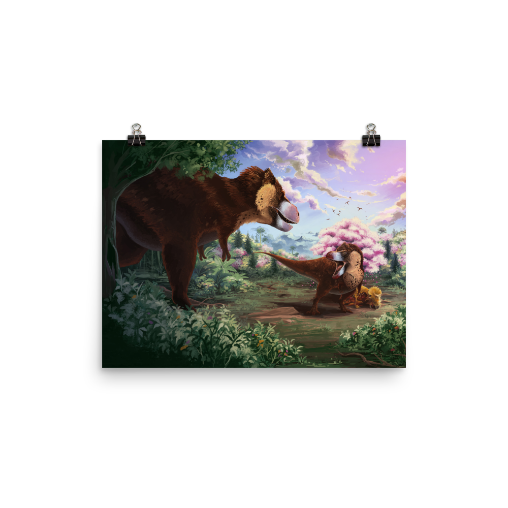 Tyrannosaurus rex — Poster 12×16