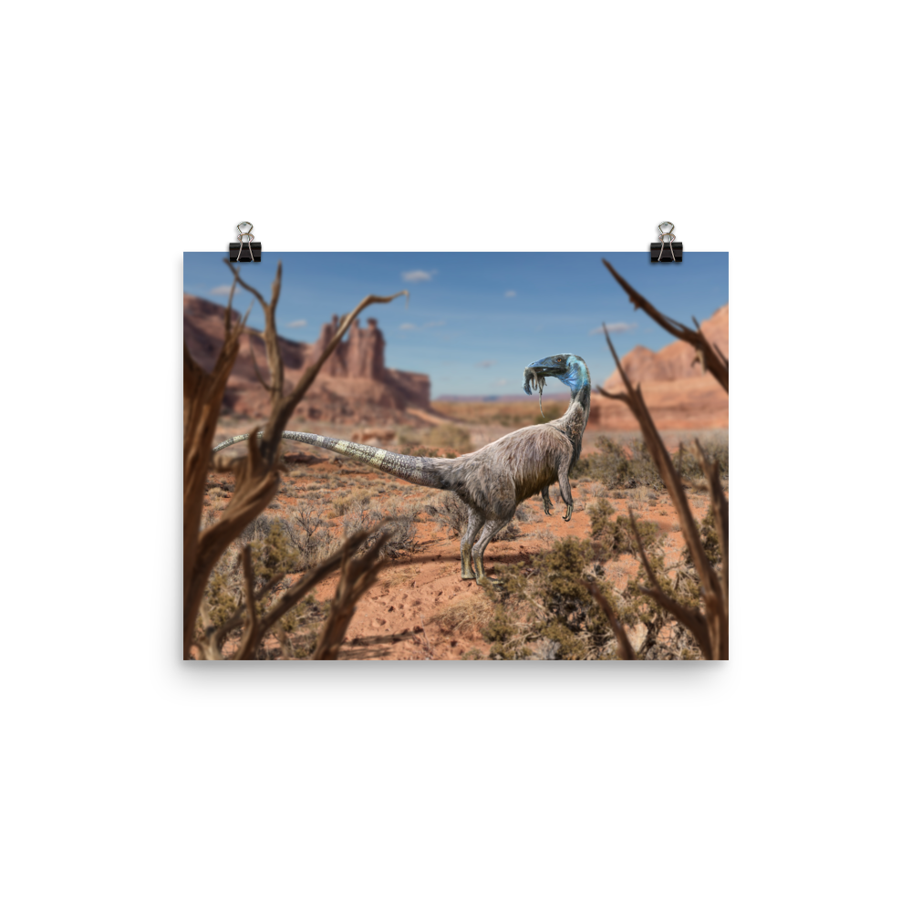 Coelophysis Cannibalism — Poster 12×16