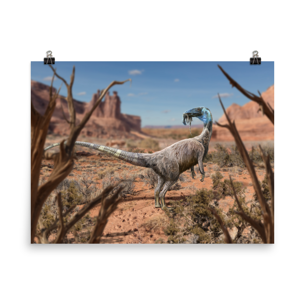 Coelophysis Cannibalism — Poster 18×24