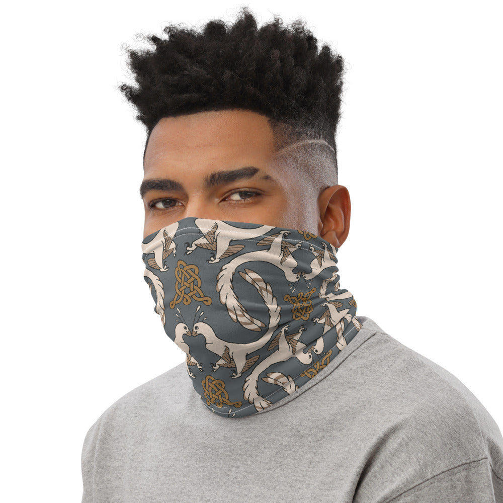 Fancy Raptors neck gaiter