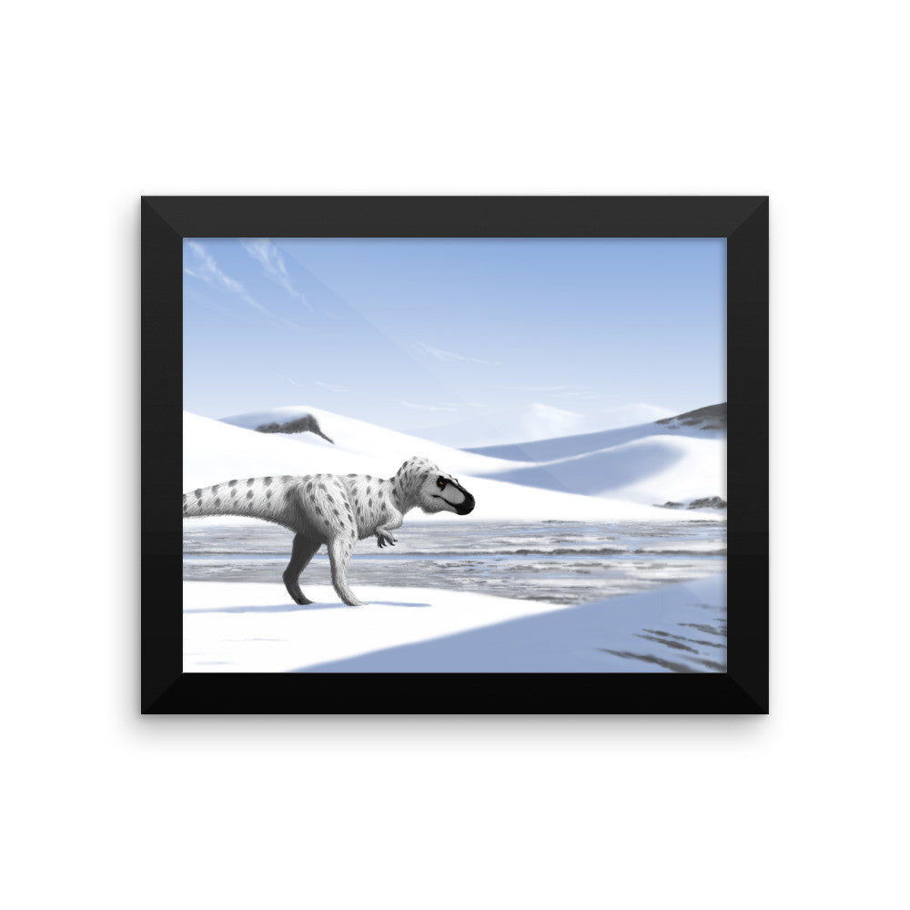 Nanuqsaurus framed print