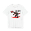 T. rex Loves Science unisex t-shirt