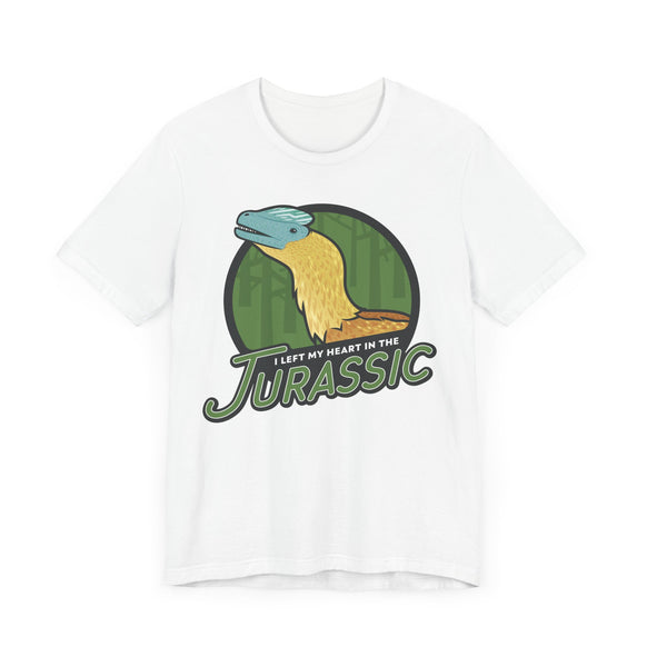 I Left My Heart in the Jurassic t-shirt