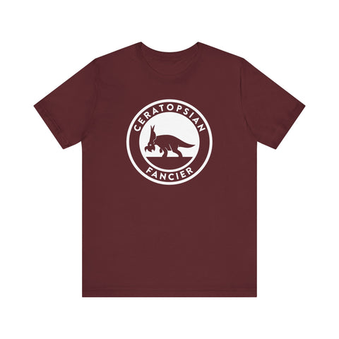 Ceratopsian Fancier unisex t-shirt