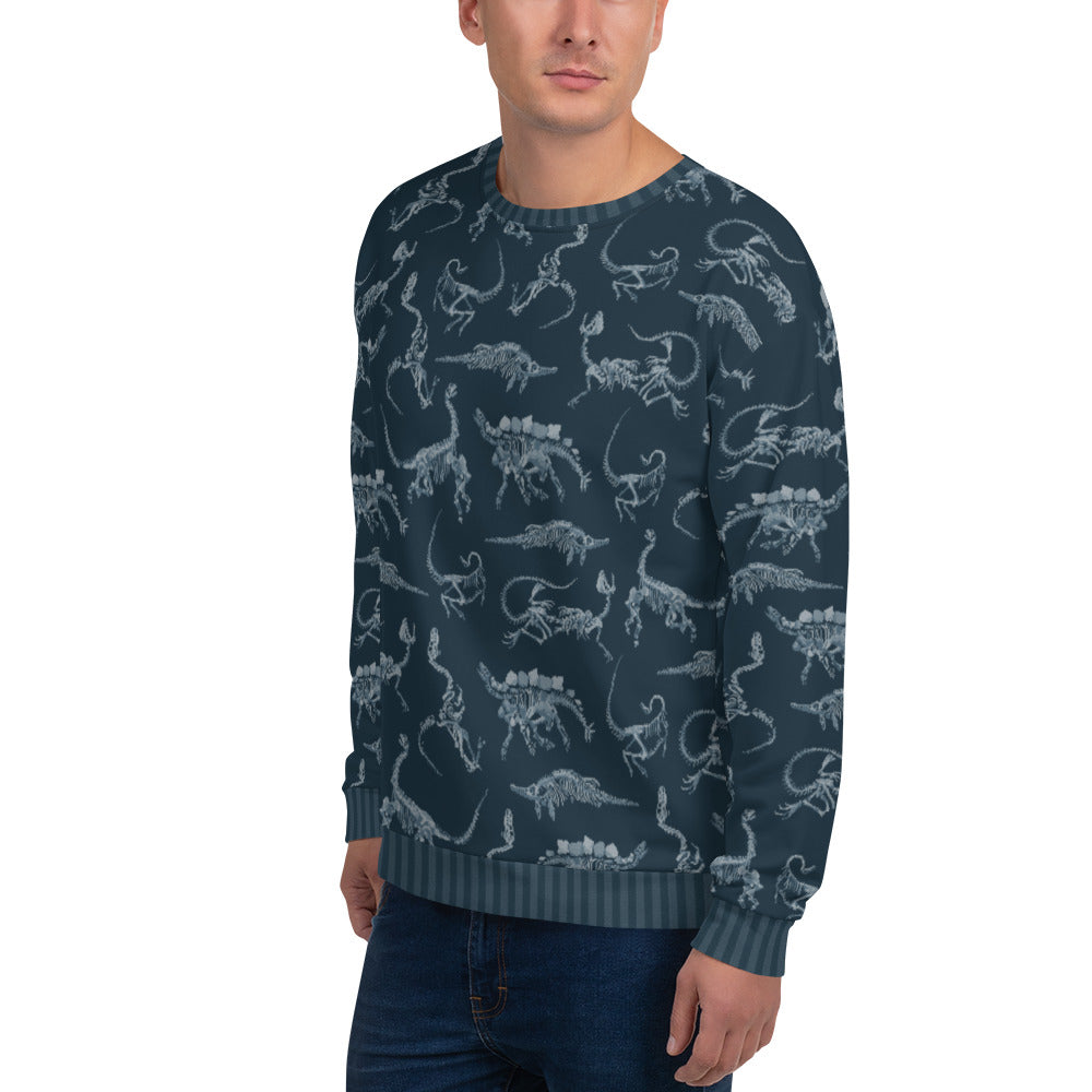 Fossil Bones Ugly Holiday Sweatshirt