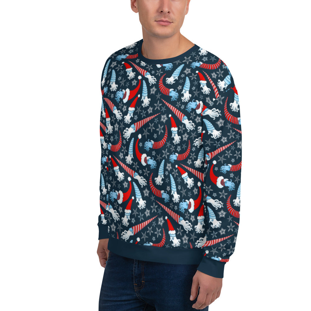 Holiday Cephalopods Sweatshirt