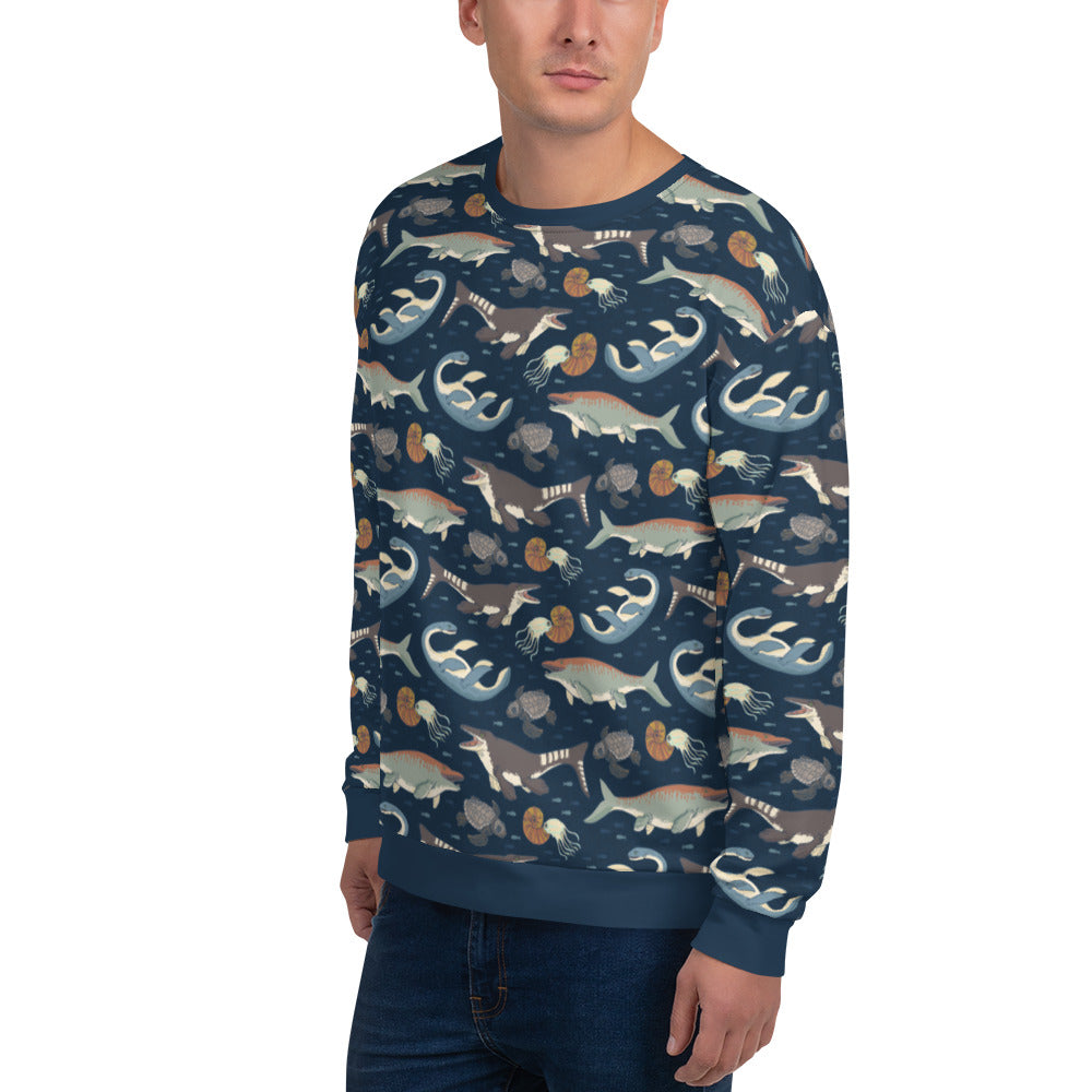 Prehistoric Coasts unisex sweatshirt