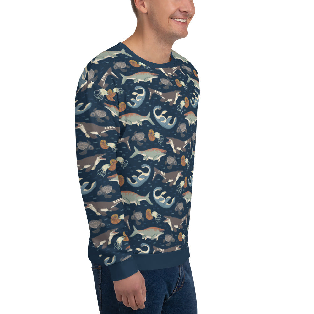 Prehistoric Coasts unisex sweatshirt