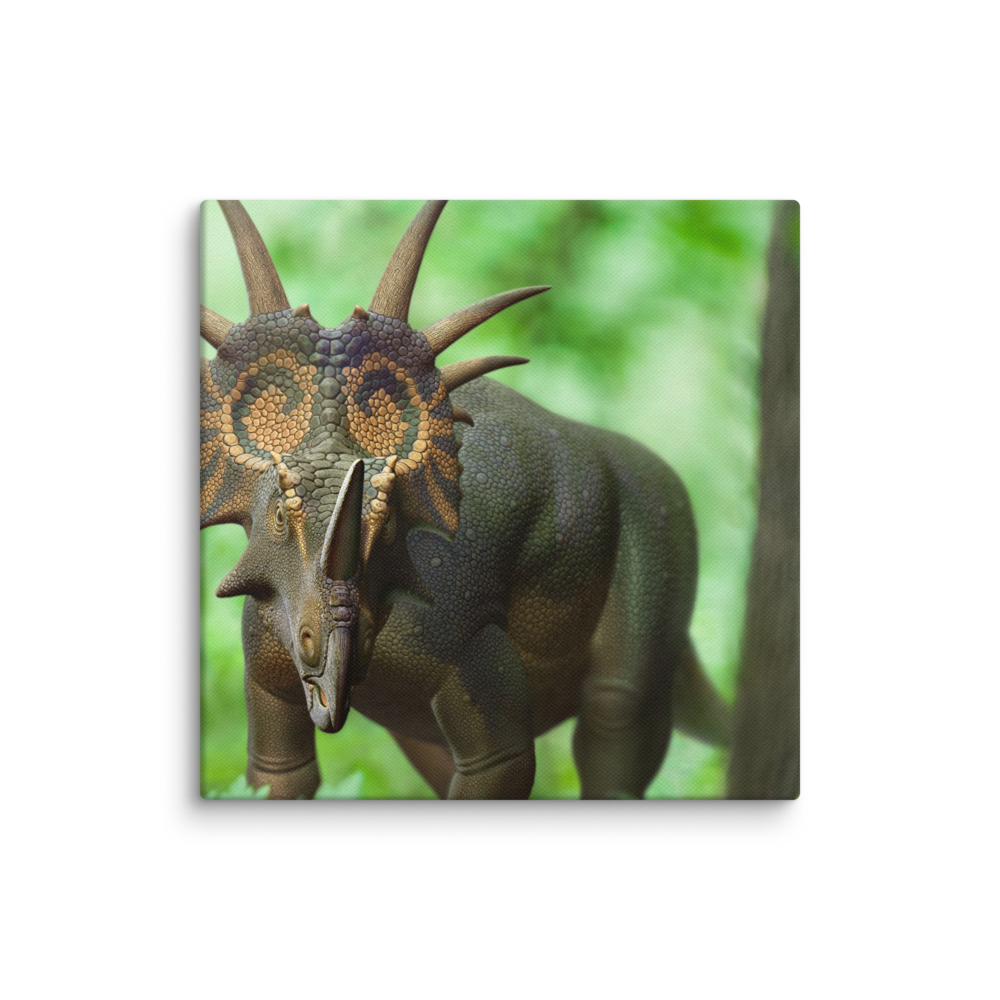 Styracosaurus Looking canvas