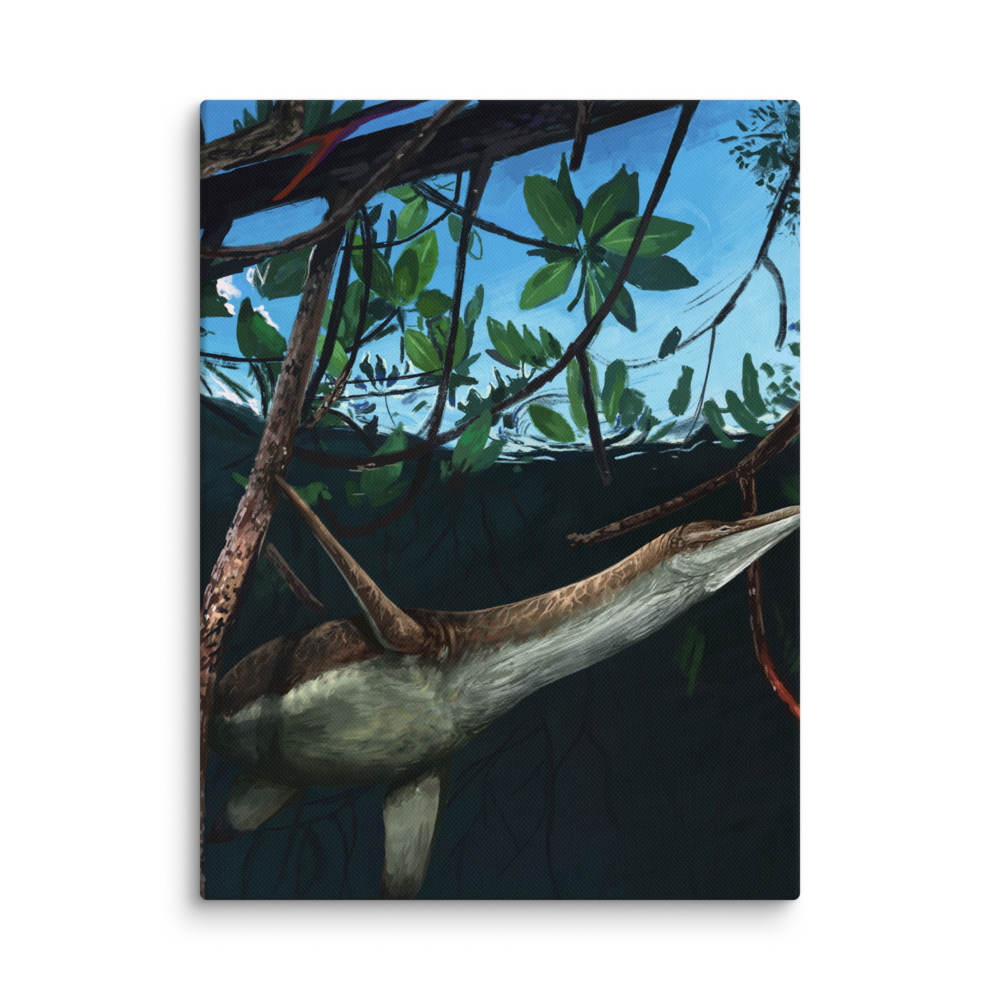 Thililua Among Mangroves — Canvas 12×16