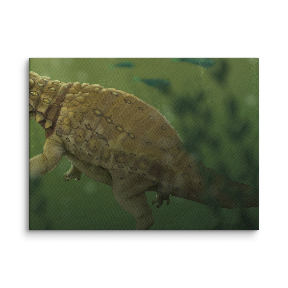 Liaoningosaurus paradoxus — Canvas 12×16