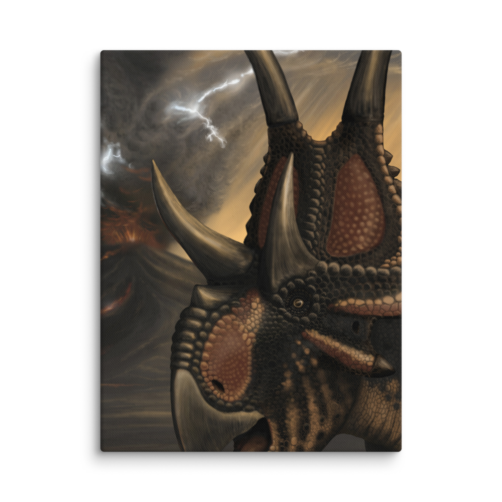 Diabloceratops eatoni — Canvas 12×16