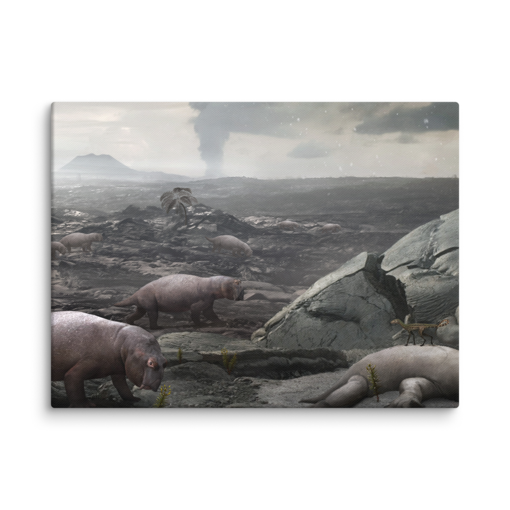 The Great Permian Extinction - On Land canvas