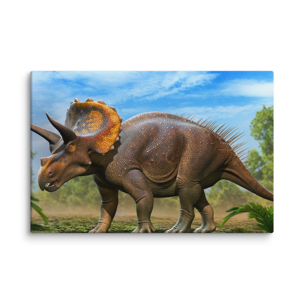 Triceratops horridus canvas