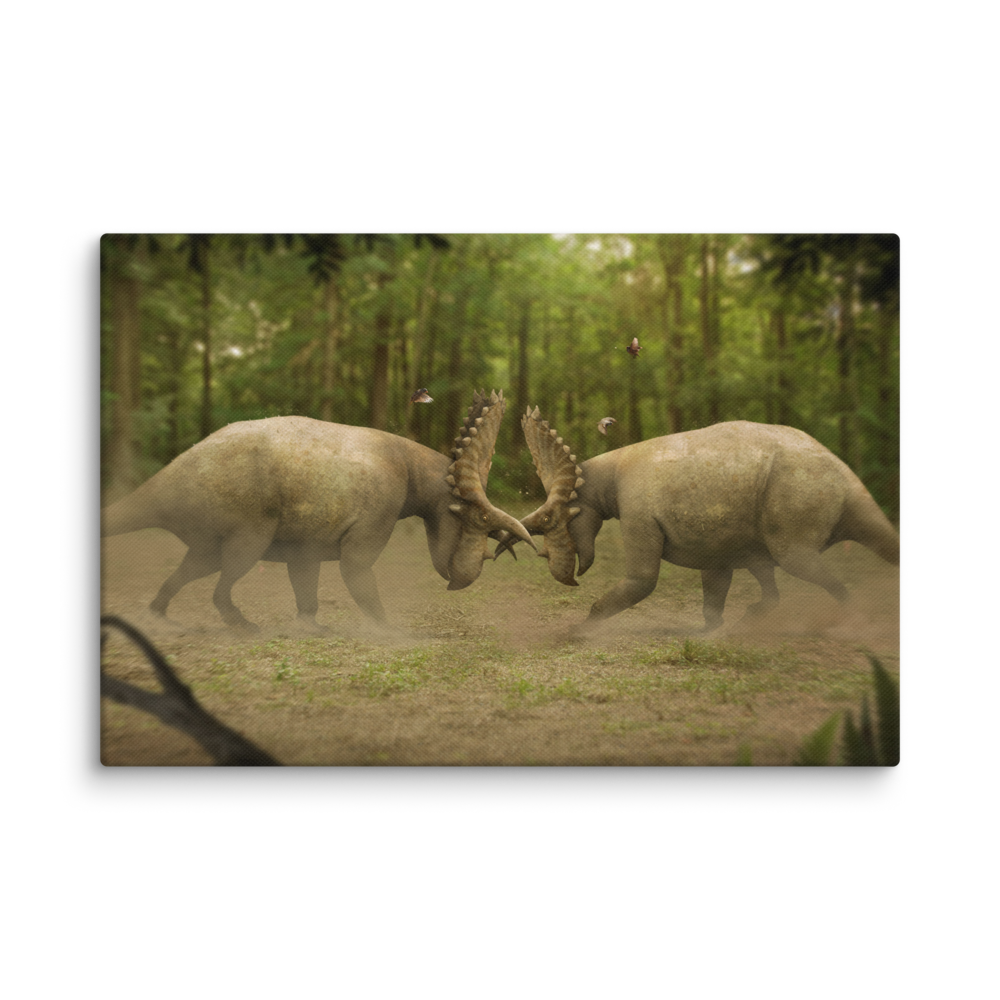 Coahuilaceratops magnacuerna — Canvas 12×18