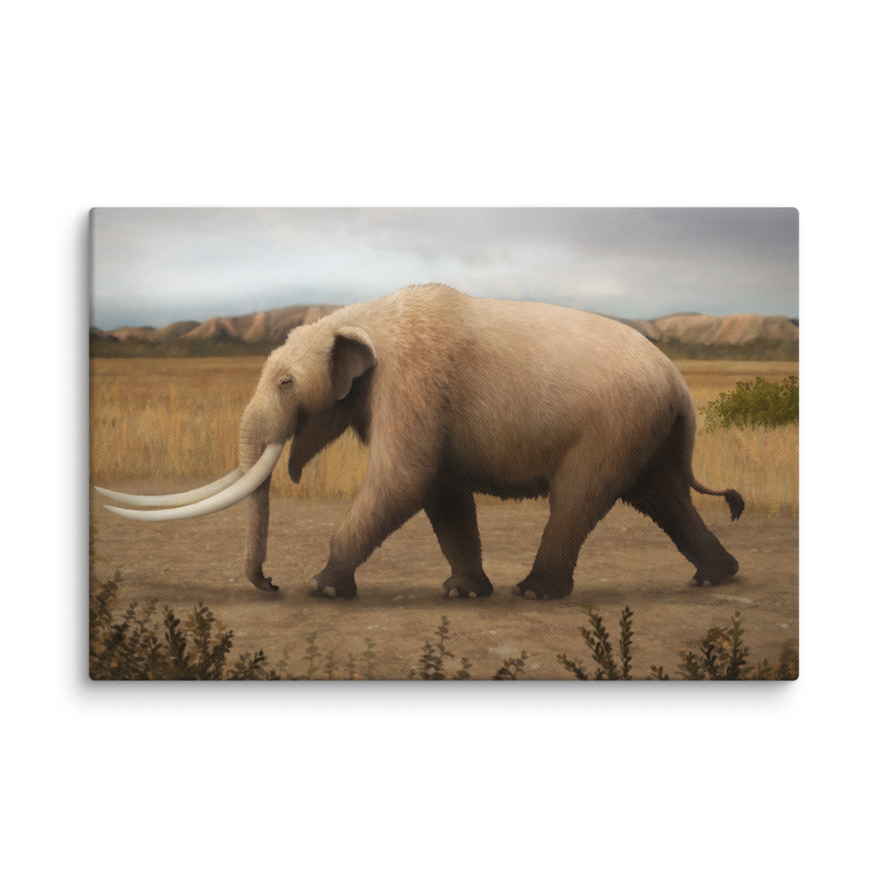 Mammut americanum — Canvas 12×18