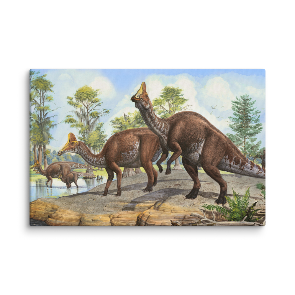 Amurosaurus riabinini — Canvas 16×24