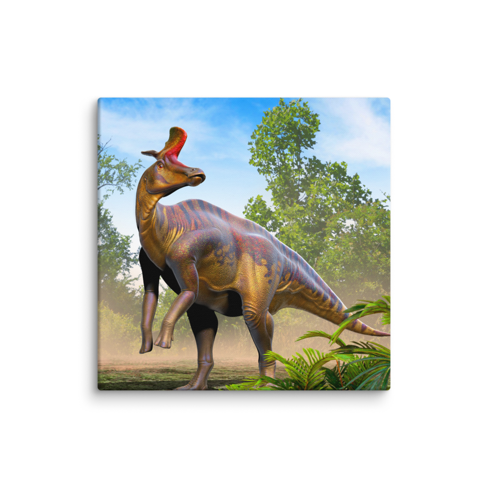 Lambeosaurus lambei — Canvas 18×18