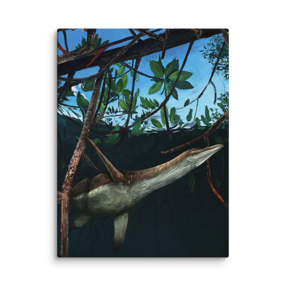 Thililua Among Mangroves — Canvas 18×24