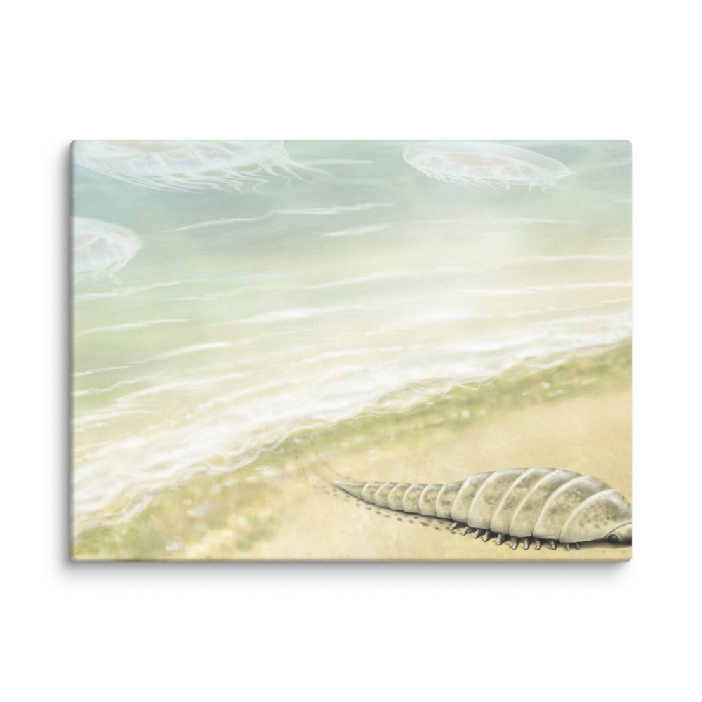 Euthycarcinoid, early land arthropod — Canvas 18×24