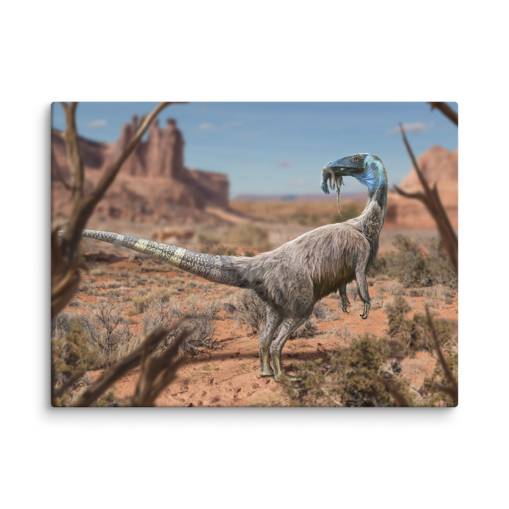Coelophysis Cannibalism — Canvas 18×24