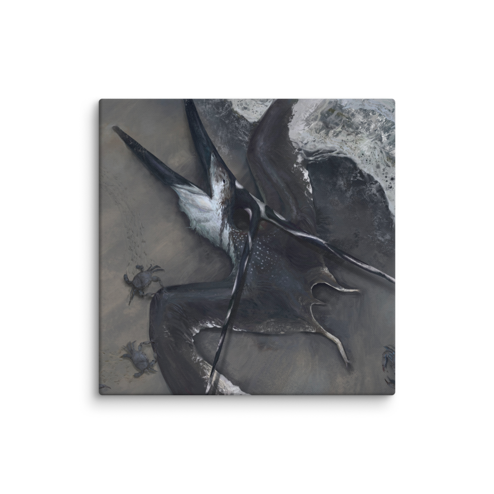 Nyctosaurus Washed Ashore — Canvas 20×20