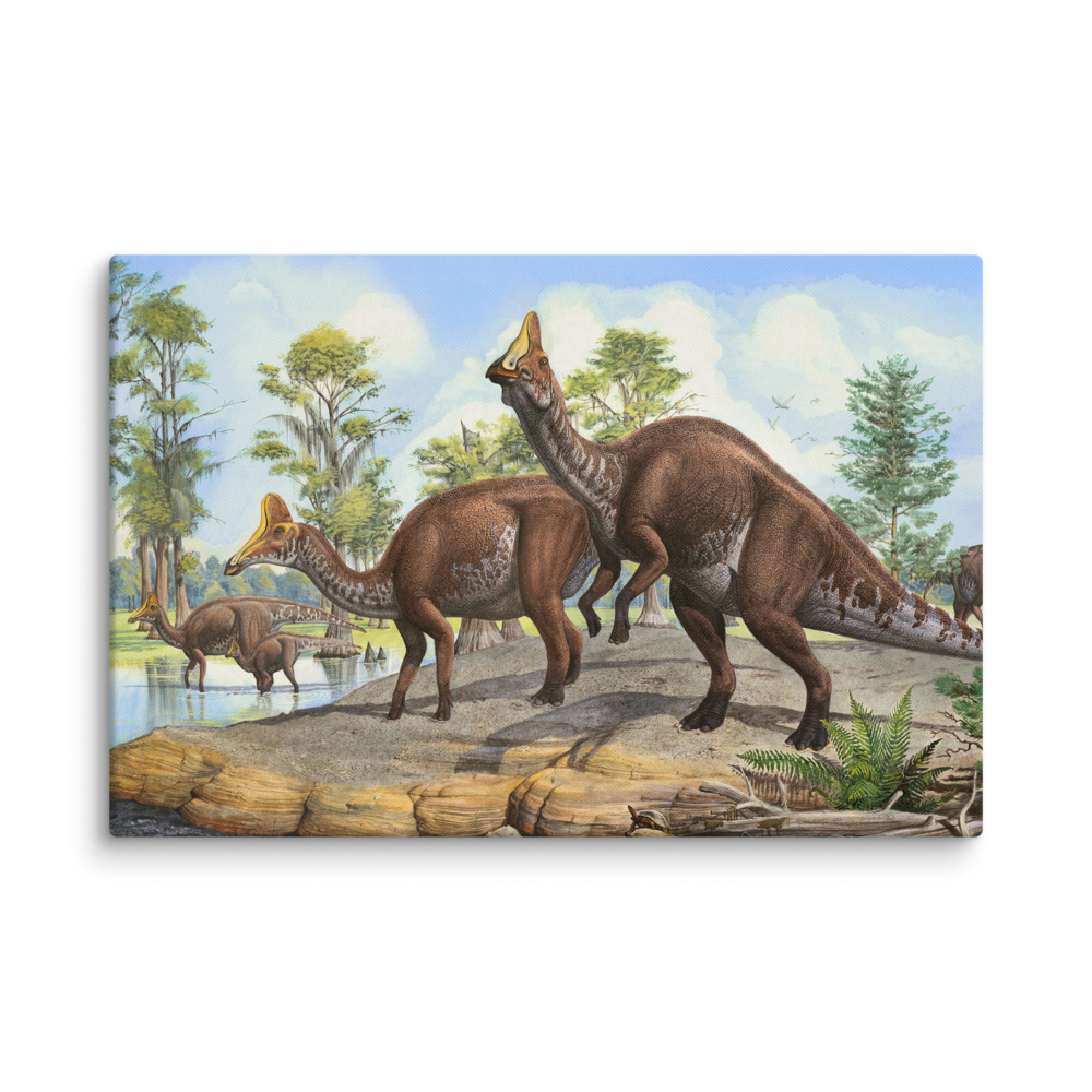 Amurosaurus riabinini — Canvas 20×30