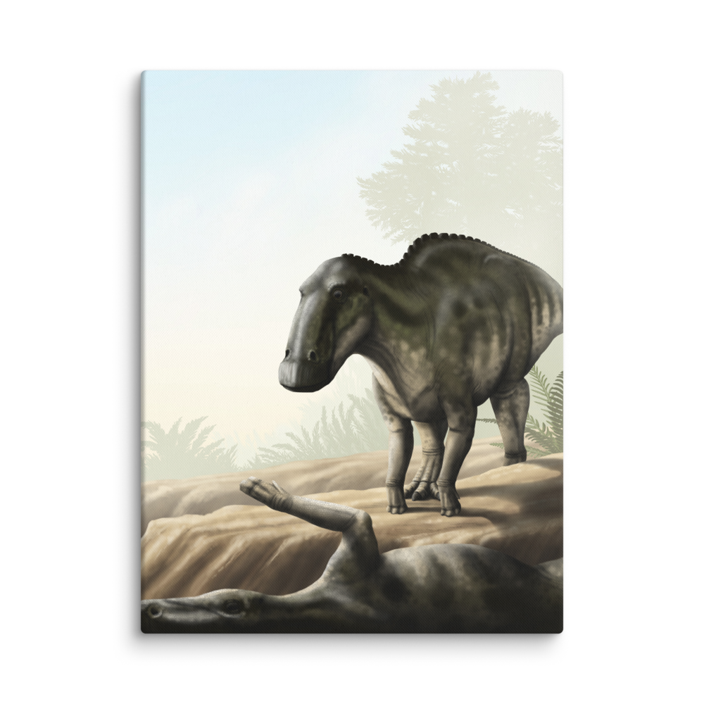 Edmontosaurus annectens — Canvas 24×32