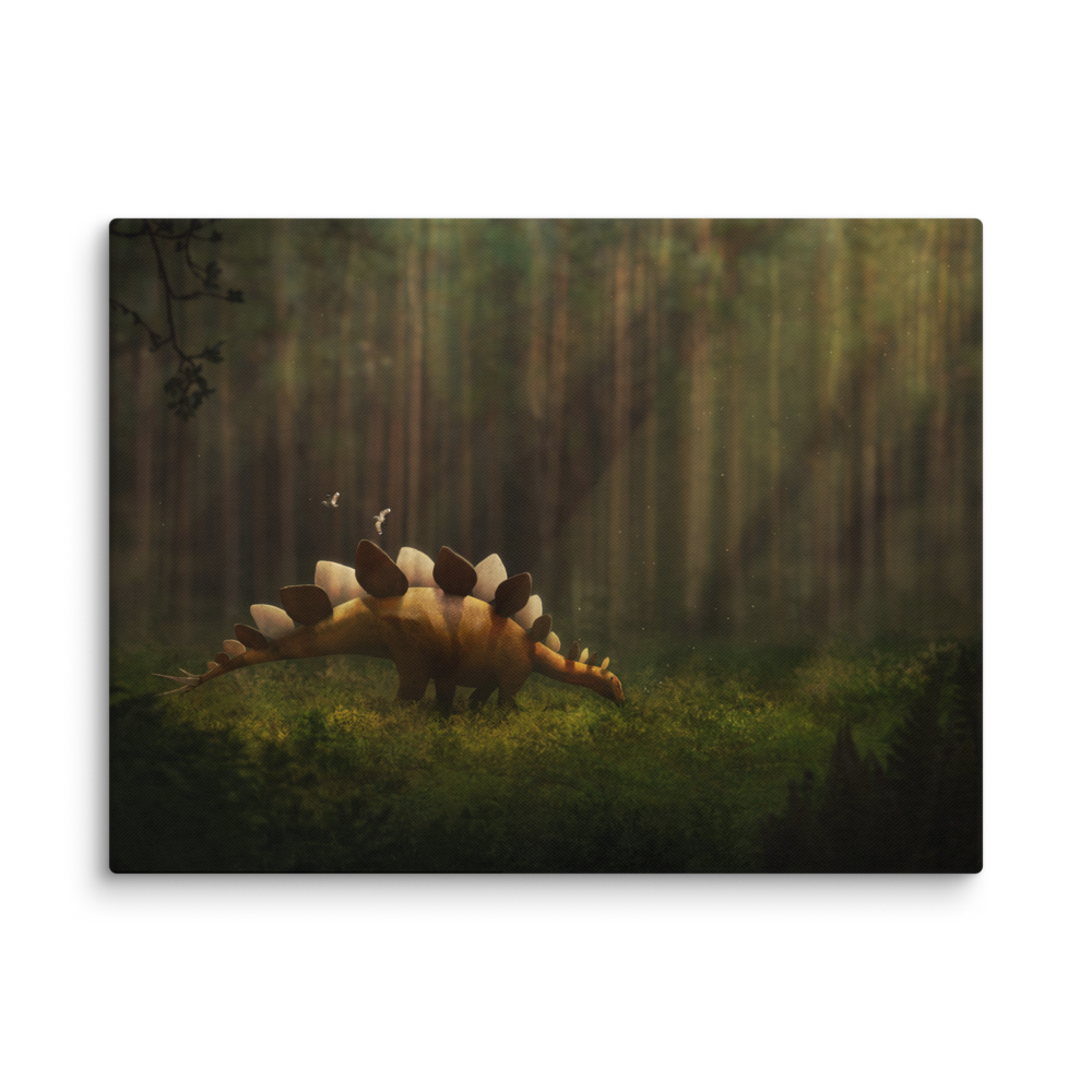 Stegosaurus stenops — Canvas 30×40