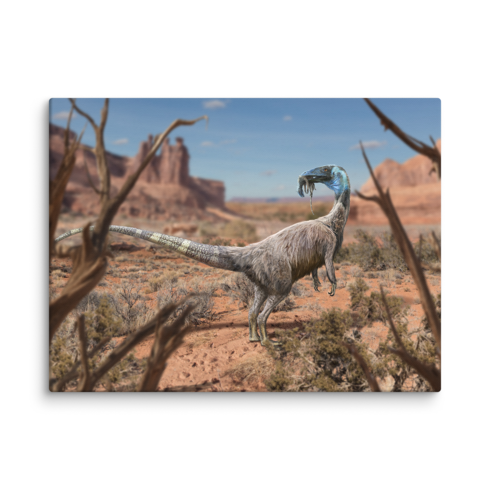 Coelophysis Cannibalism — Canvas 30×40