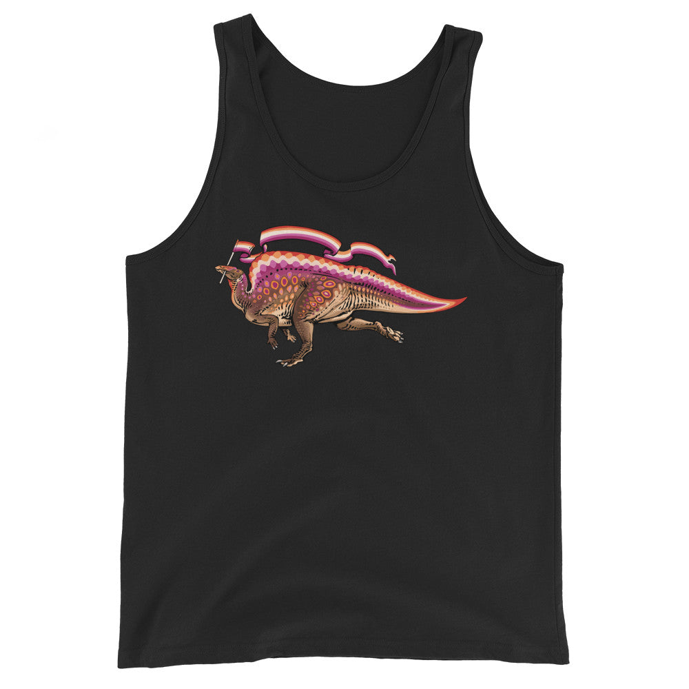 Ouranosaurus Lesbian Pride - Unisex tank top