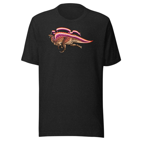 Ouranosaurus Lesbian Pride - Unisex t-shirt