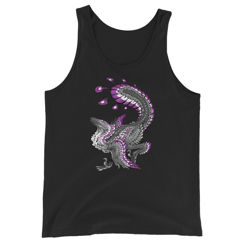 Asexual Velociraptor - Unisex tank top